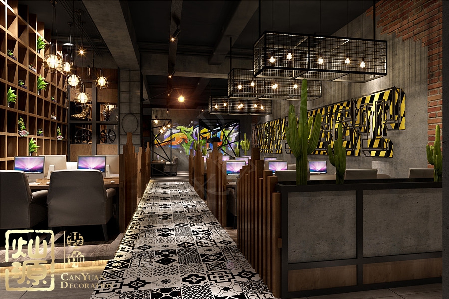 南寧網(wǎng)咖裝修公司效果圖 南寧網(wǎng)咖裝修公司效果圖