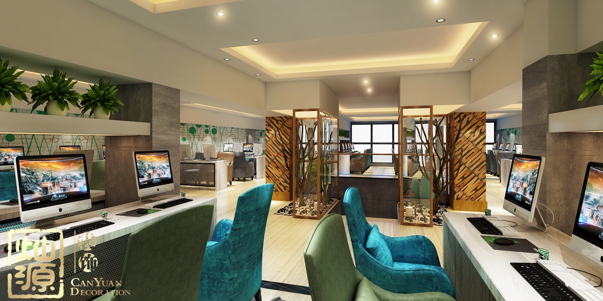 南寧網(wǎng)咖裝修公司效果圖 南寧網(wǎng)咖裝修公司效果圖