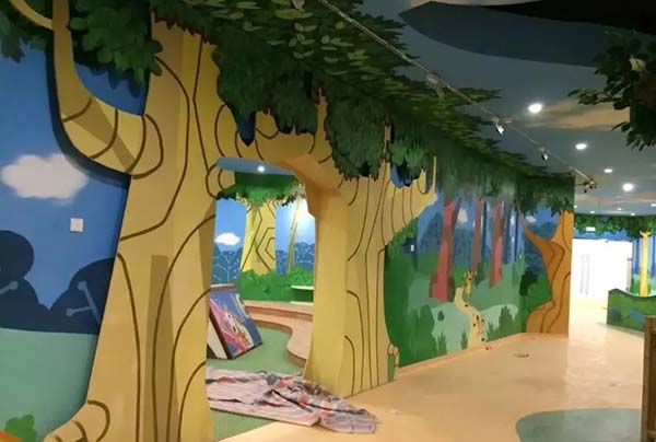 幼兒園設計裝修墻繪效果圖 幼兒園設計裝修墻繪效果圖